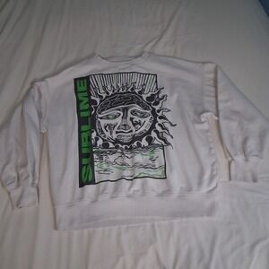 Sublime Sweatshirt Adult‎ Small Cream White American Eagle Band Music Graphic